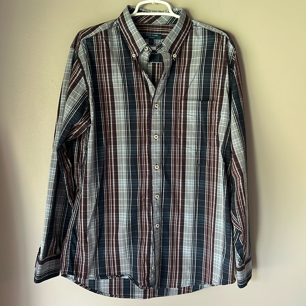 COLE HAAN Grand.OS Men’s Long Sleeve Button Down